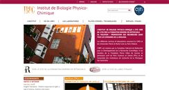 Desktop Screenshot of ibpc.fr